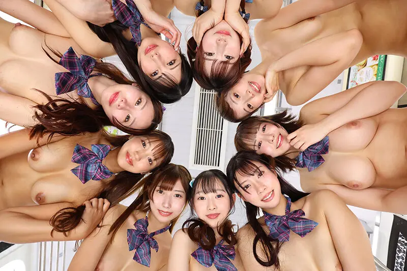 【VR】【8K VR】3年H組ハーレム美少女祭り！ 全員と生中出し放題SP学園祭！ 画像17